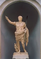 Augustus från Prima Porta, ca 20 f.Kr.